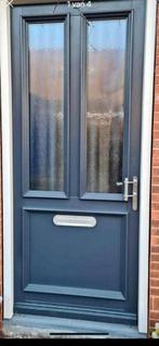 Kunststof Buitendeur met Kozijn - Goed Geïsoleerd, Doe-het-zelf en Verbouw, Deuren en Horren, Ophalen, Kunststof, 80 tot 100 cm