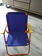 Camping retro kinder klapstoeltje, Caravans en Kamperen, Kampeermeubelen, Ophalen, Gebruikt, Campingstoel