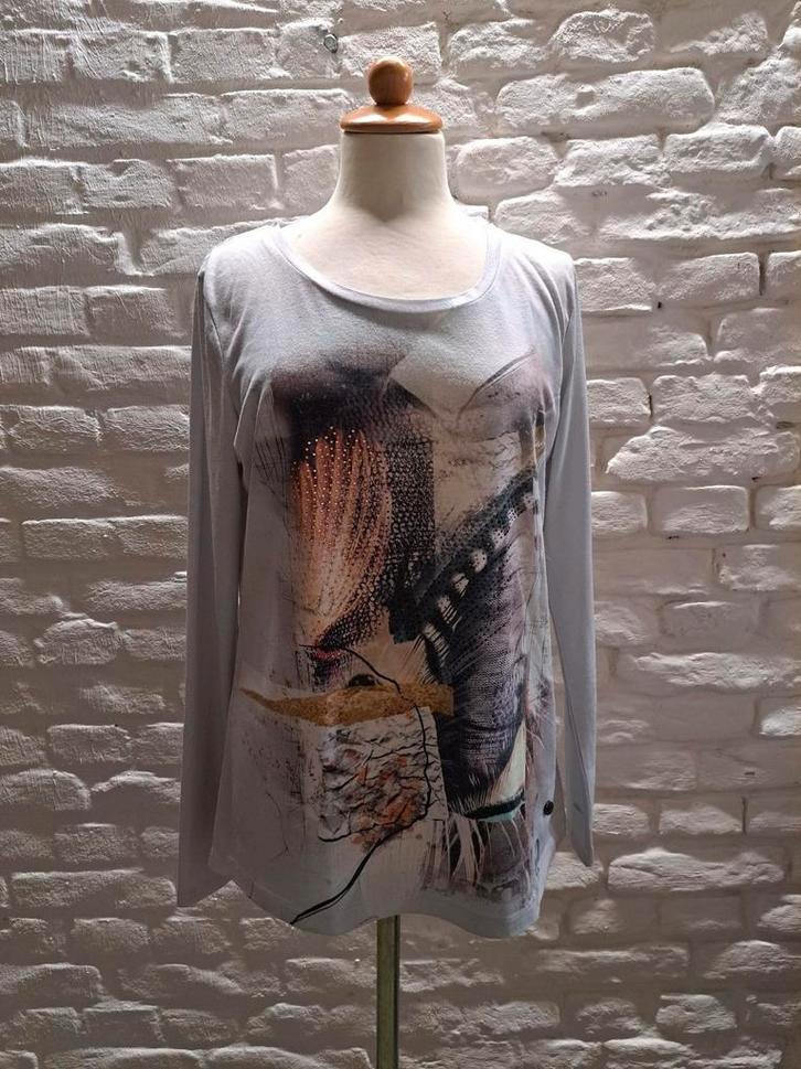 Malvin Shirt Maat 42, Kleding | Dames, Tops, Zo goed als nieuw, Maat 42/44 (L), Overige kleuren, Lange mouw, Verzenden