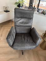 Zitmaxx fauteuil donkergrijs Alcantara, Ophalen, Zo goed als nieuw