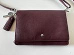 Tas crossbody merk LouLou Essentials bordeaurood leer, Ophalen of Verzenden, Zo goed als nieuw, Rood, Schoudertasje