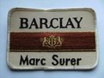 F1 Marc Surer barclay patch badge vintage opnaai embleem, Ophalen of Verzenden, Nieuw, Formule 1