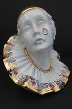 Pierrot Van Limoges porselein met Swarofski kristallen, Verzamelen, Ophalen of Verzenden, Nieuw, Mens