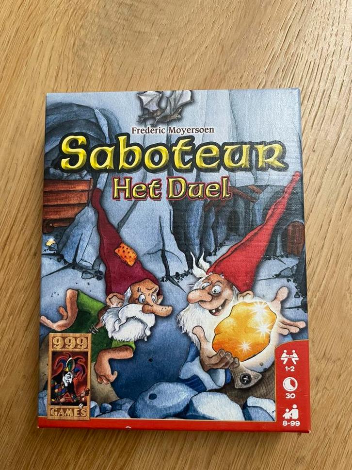 Saboteur - Het Duel, Hobby en Vrije tijd, Gezelschapsspellen | Kaartspellen, Zo goed als nieuw, Ophalen