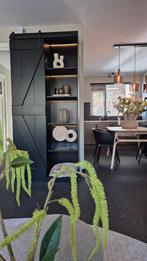 Wandkast modern, Met deur(en), 200 cm of meer, Teakhout, Ophalen of Verzenden