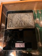 Djokja zilveren sigarettendoos, Antiek en Kunst, Antiek | Goud en Zilver, Ophalen of Verzenden, Zilver