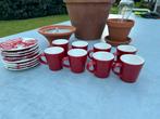 Iittala espressokopjes 8x met schotels, Ophalen of Verzenden, Zo goed als nieuw, Overige stijlen, Kop(pen) en/of Schotel(s)