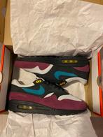 Nike Air Max 1 Black Geode Teal W EU 44, Kleding | Heren, Schoenen, Ophalen of Verzenden, Zo goed als nieuw, Sneakers of Gympen