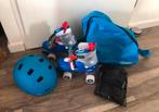 🛼 Complete set NIJDAM rolschaatsen 34 t/m 37 blauw jongen, Ophalen of Verzenden, Verstelbaar, Zo goed als nieuw, Kinderen