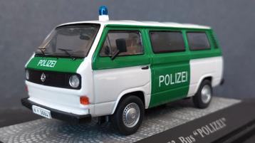 Volkswagen VW Transporter T3 Polizei 1:43 Premium Pol  beschikbaar voor biedingen