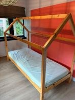 Vipack Dallas huisjesbed 90x200 cm, Ophalen, 85 tot 100 cm, Zo goed als nieuw, Matras