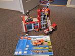 60004 Brandweerkazerne, Ophalen, Zo goed als nieuw, Complete set, Lego