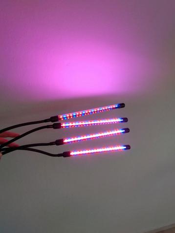 Grow light for plants, USB, 3 moods, timer. beschikbaar voor biedingen