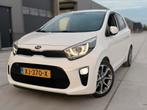 Kia Picanto 1.0 Cvvt 67pk 5-zits 2019 Wit, Auto's, Voorwielaandrijving, Zwart, Leder en Stof, Wit