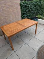 Mooie teak houten tuintafel 160x90, Tuin en Terras, Tuintafels, Ophalen, Zo goed als nieuw, Rechthoekig, Teakhout