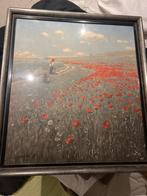 Schilderij met klaprozen, Antiek en Kunst, Ophalen of Verzenden