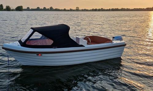 Prachtige nieuwe sloep met nieuwe 10Pk Honda, Watersport en Boten, Sloepen, Nieuw, 3 tot 6 meter, Buitenboordmotor, Benzine, Polyester