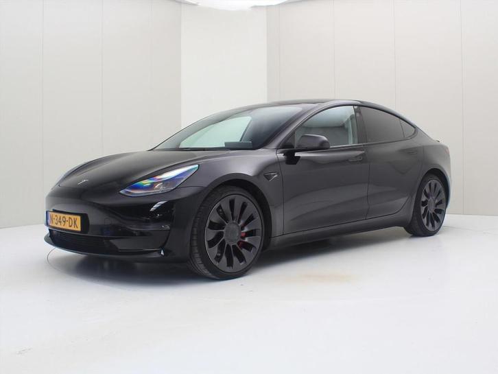 Tesla Model 3 Performance AWD 486pk 75 kWh FACELIFT [ AUTOPI, Auto's, Tesla, Bedrijf, Te koop, Model 3, 4x4, ABS, Achteruitrijcamera