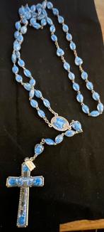 Prachtige antiek zeer apart rozenkrans italia 1917, Verzamelen, Ophalen of Verzenden, Zo goed als nieuw, Beeld(je)