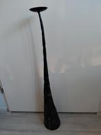 Vintage brutalist kandelaar sculptuur gehamerd 86 cm, Ophalen