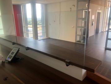 Balieschermen glas 60 x 130 beschikbaar voor biedingen