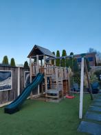Speelhuis met glijbaan en klimwand, Ophalen, Zo goed als nieuw, Glijbaan