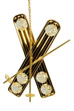 ski,s - versierd met Swarovski-kristallen 24-karaats verguld, Verzenden, Mail@gustav-lindner.at, Nieuw, Vilsalpseestrabe