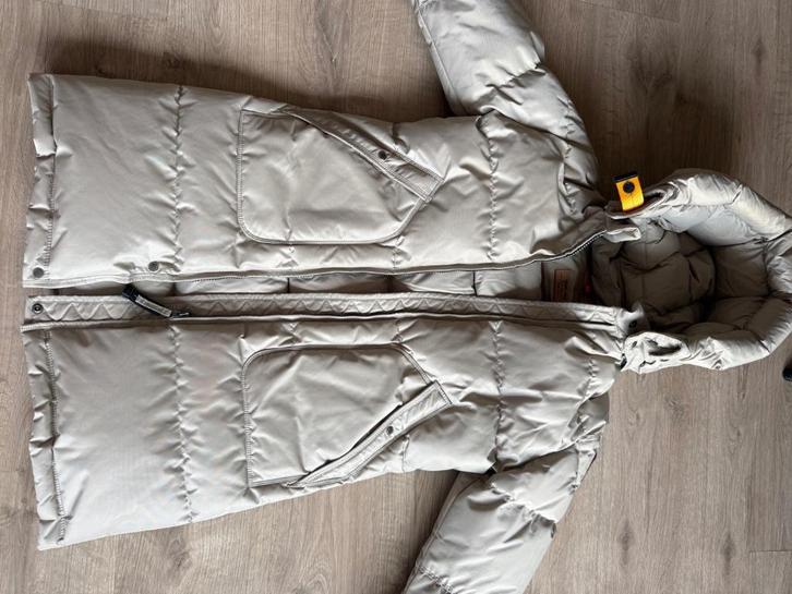Parajumpers long bear, Kleding | Dames, Jassen | Winter, Zo goed als nieuw, Maat 36 (S), Beige, Ophalen of Verzenden