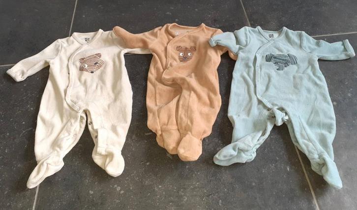 Baby kleding 3 pyjama's La Redoute 3M 62, Kinderen en Baby's, Babykleding | Maat 62, Nieuw, Jongetje of Meisje, Nacht- of Onderkleding