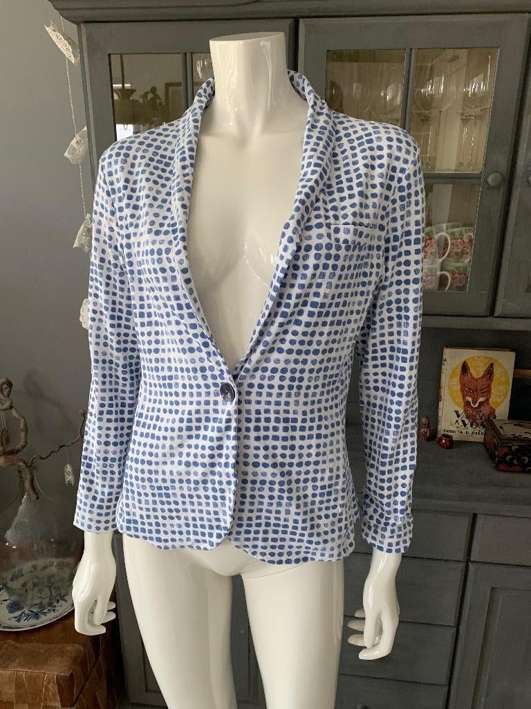 Blazer van La Ligna maat M, Maat 38/40 (M), Douwenmaat 8-3 Meppel, Info@again.nu, Blauw
