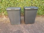 2x Curver wasmanden, donkergrijs, 40 liter, Kunststof, Gebruikt, 40 liter of meer, Ophalen of Verzenden