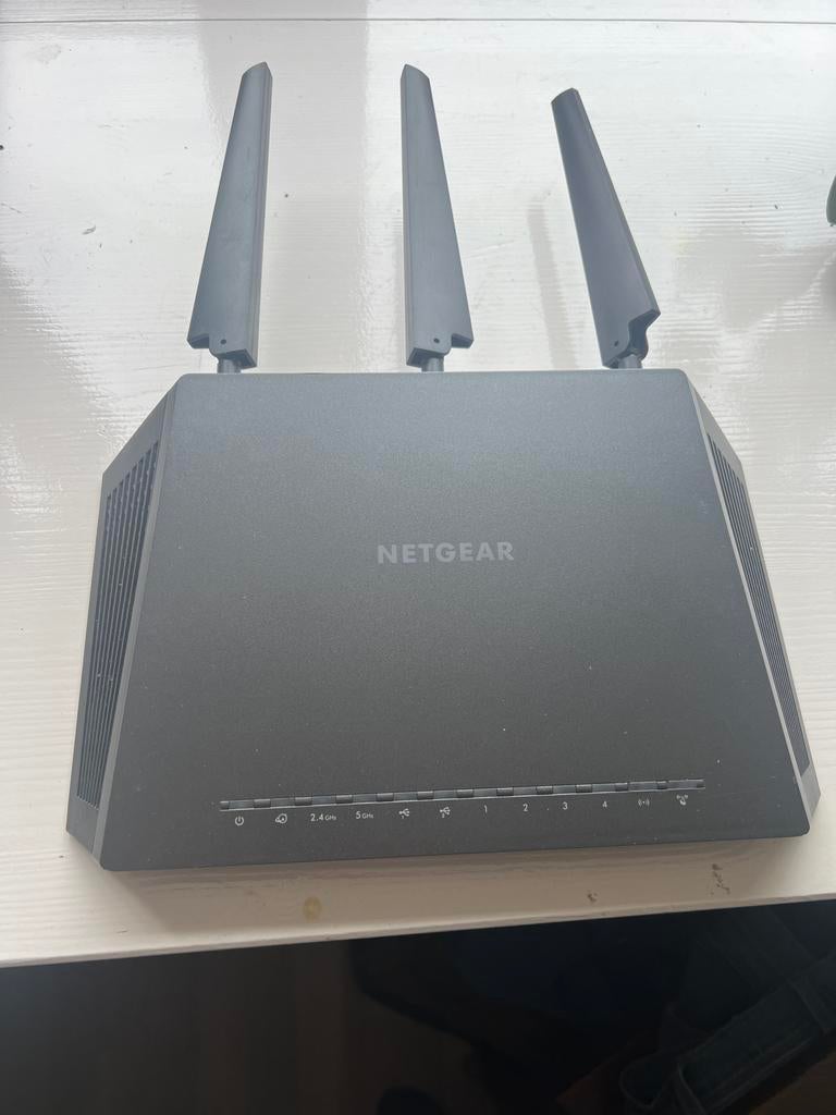Netgear AC1900 Smart Wifi Router R7000 Nighthawk, Computers en Software, Routers en Modems, Ophalen of Verzenden, Gebruikt, Router