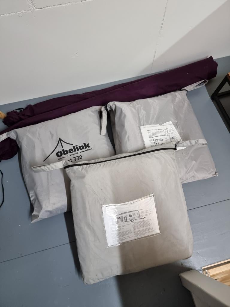 Obelink voorwand 330 en zijwanden gebruikt bijThule zakluife, Ophalen of Verzenden, Zo goed als nieuw