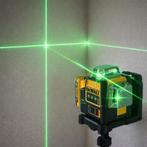 Kruislijnlaser 3x 360° Groen Zelfnivellerend Complete Set, Ophalen of Verzenden, Nieuw, Overige meters
