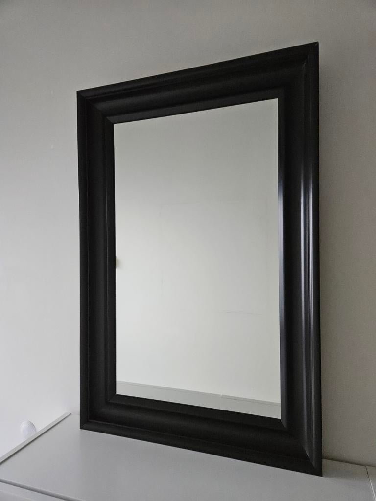 Ikea Hemnes Spiegel Zwart, Huis en Inrichting, Woonaccessoires | Spiegels, Ophalen, Zo goed als nieuw, 150 tot 200 cm, Rechthoekig