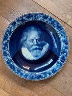 Wandbord Delfts Blauw De Porceleyne fles portret Rembrandt, Antiek en Kunst, Ophalen of Verzenden