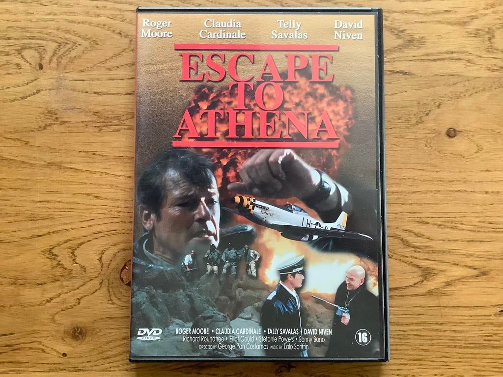 Escape to Athene, Claudia Cardinale, David Niven Roger Moore, Cd's en Dvd's, Dvd's | Actie, Zo goed als nieuw, Vanaf 16 jaar, Ophalen of Verzenden