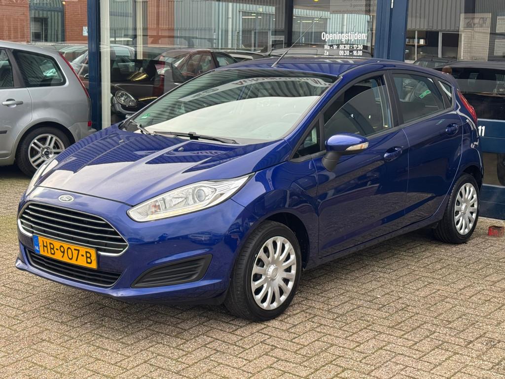 Ford Fiesta 1.0 Style 5 deurs! NL AUTO NAP 1 eigenaar! Navi, Voorwielaandrijving, Stof, 525 kg, Blauw