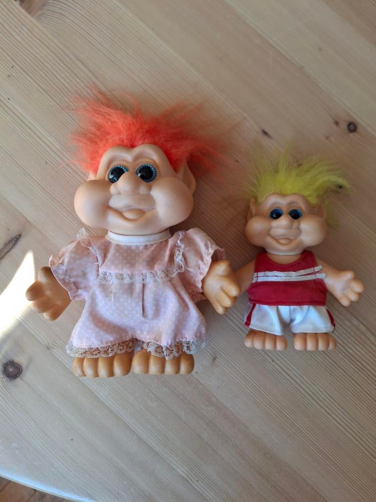 Vintage Troll Poppen Set ITB 1991, Verzamelen, Ophalen of Verzenden, Gebruikt