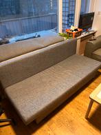 Grijze slaapbank - Comfortabel en praktisch, Ophalen, Gebruikt, Tweepersoons, Overige maten