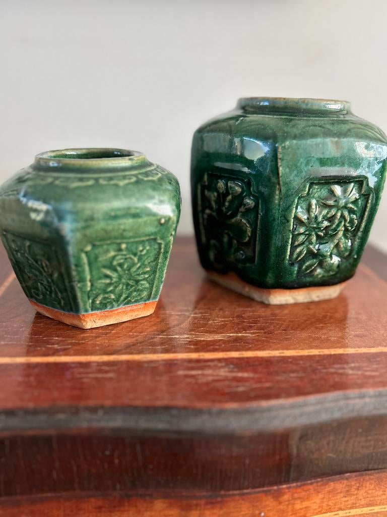 Antieke Chinese gemberpotten, Antiek en Kunst, Antiek | Keramiek en Aardewerk, Ophalen of Verzenden