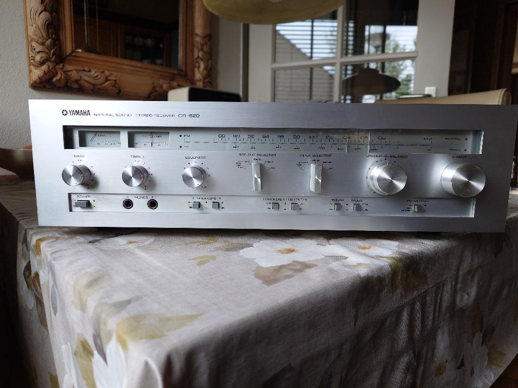 Yamaha CR-620 stereo receiver, Audio, Tv en Foto, Versterkers en Receivers, Gebruikt, Yamaha, Ophalen of Verzenden, Minder dan 60 watt