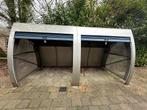Fietsenstalling RVS met garagedeuren gelast, Ophalen