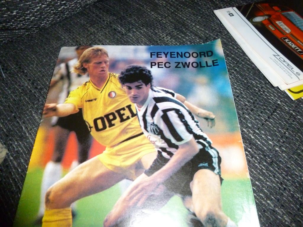 programma boekjes Feyenoord-Zwolle uit en thuis, Verzenden, Zo goed als nieuw, Feyenoord, Overige typen