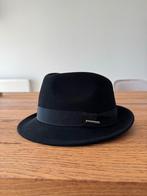 Stetson Hoed - Zwart, Ophalen of Verzenden, Zo goed als nieuw, 55 cm (S, 6⅞ inch) of minder, Hoed