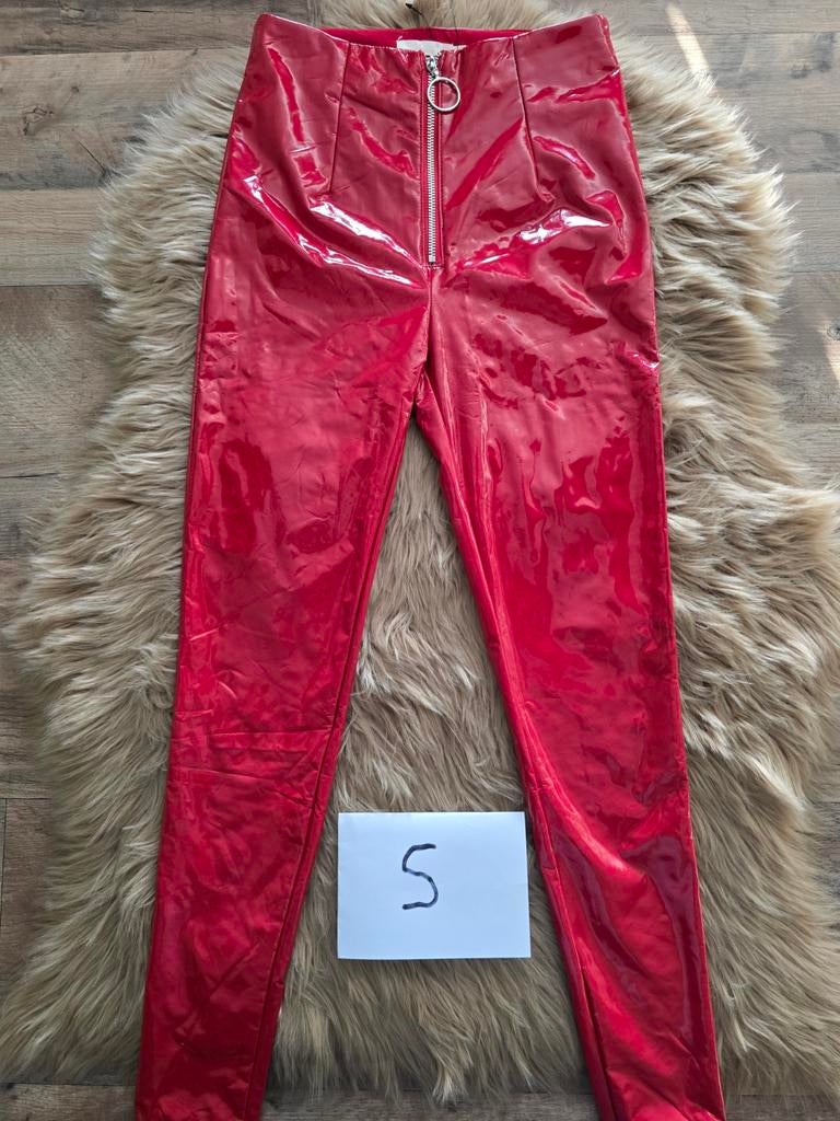 Lak legging, Verzenden, Nieuw, Zwart, Legging