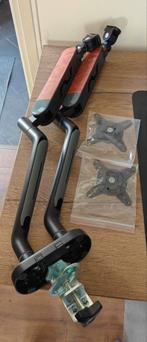 Dubbele monitor arm, Computers en Software, Monitoren, Ophalen, Zo goed als nieuw, Overige typen, Onbekend