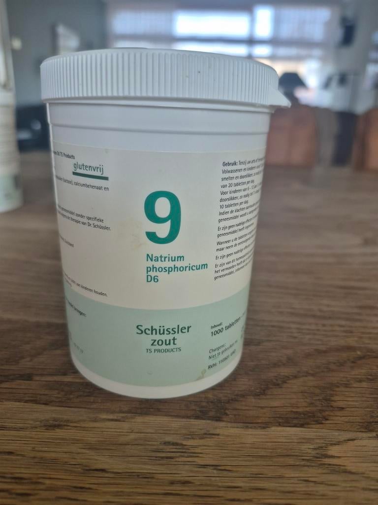 Schüssler Zout nr. 9 Natrium phosphoricum D6 - 216g, Ophalen of Verzenden, Gebruikt, Overige typen