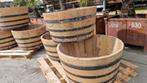 Pallet voordeel! XL halve wijnvat - Voorjaar aanbieding 2026, Rond, Nieuw, Ophalen of Verzenden, Balkon