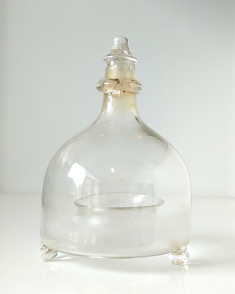 Antieke Glazen Wespenvanger Antiek Glas, Antiek en Kunst, Verzenden